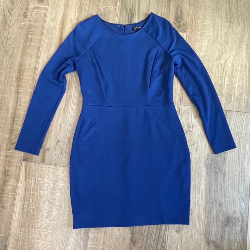 Banana Republic Royal Blue Long Sleeve Dress 8P